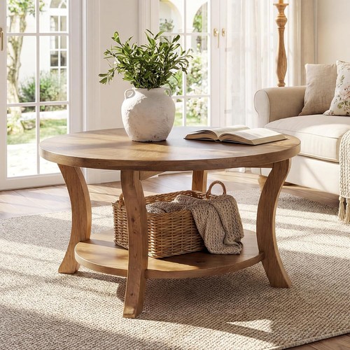 80cm modern round - 80cm, wood