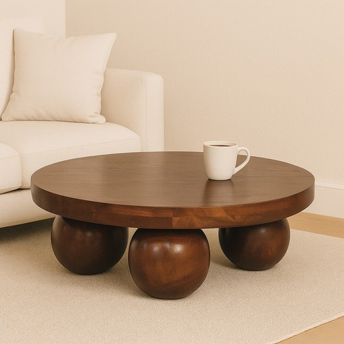 Solid mango wood coffee table - mango,