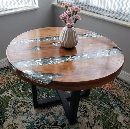 Industrial style coffee table - coffee,