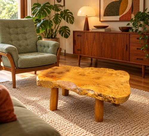 Solid wood burr - solid,