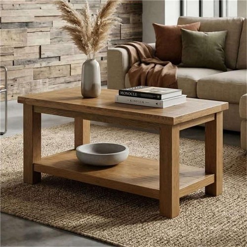 Rustic coffee table barton - coffee,