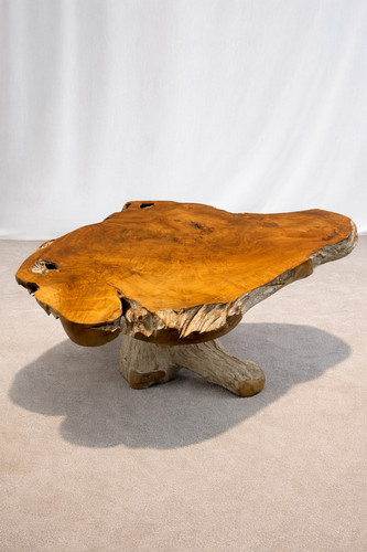 Solid teak live edge - solid,