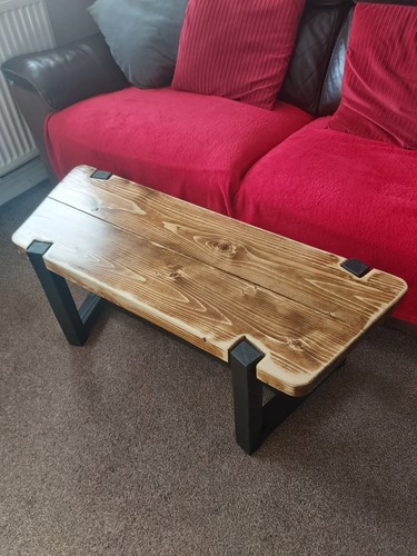 Solid wood rustic coffee - solid,
