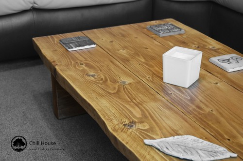 Waney live edge - edge, coffee