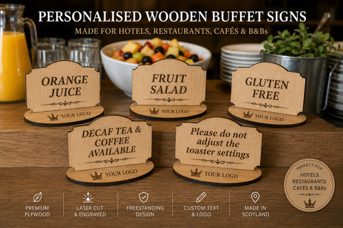 Personalised wooden buffet - personalised,
