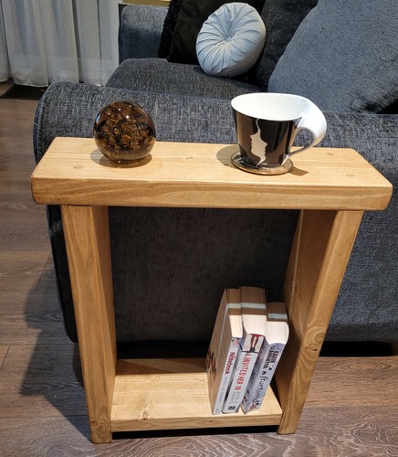 Rustic wooden bedside - rustic,