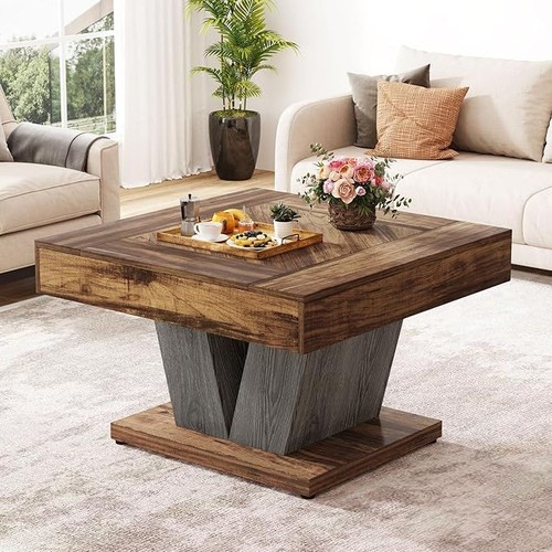 Tribesigns square coffee table - tribesigns,