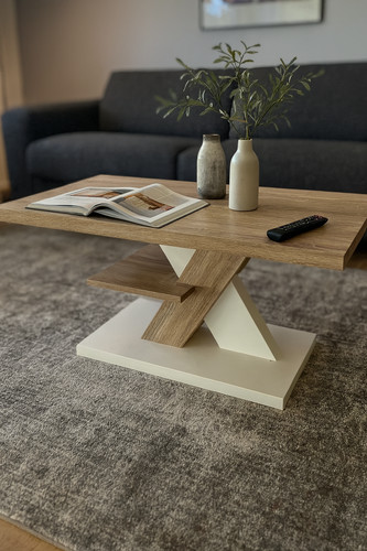 Wood coffee table modern - coffee,
