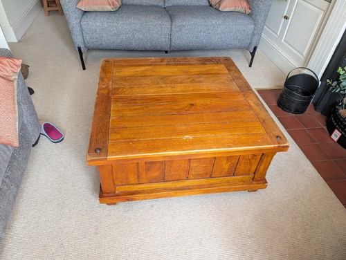 Square storage coffee - square, table
