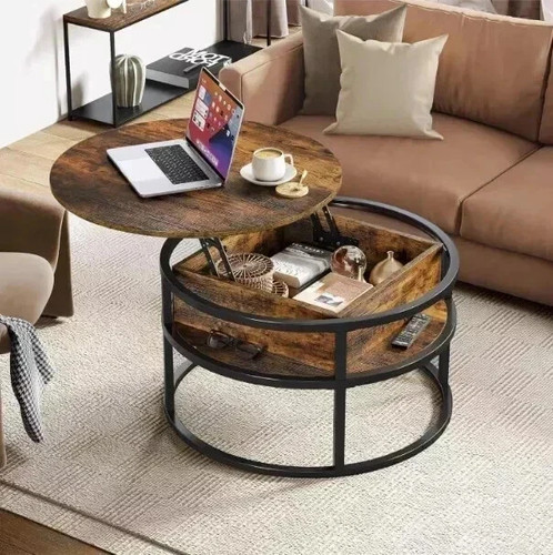 Rustic wooden coffee table - wooden,