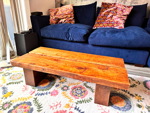 Solid oak wood rectangular - wood,