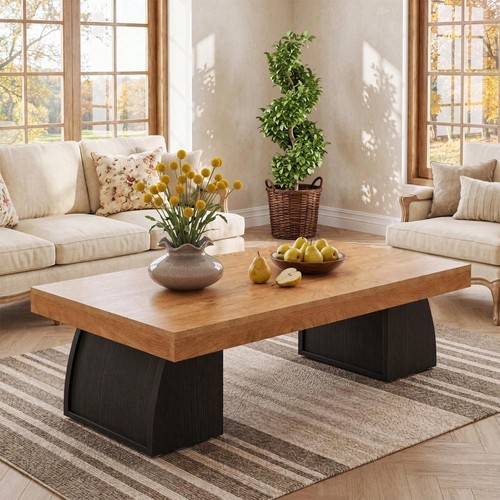 Large coffee table brown - large,