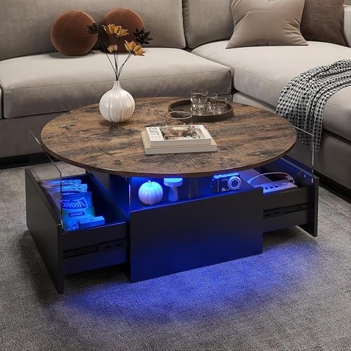 Coffee table with led - table, lights