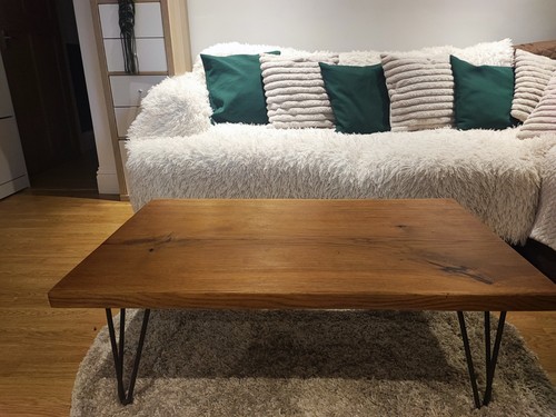 Handmade solid oak coffee - oak,