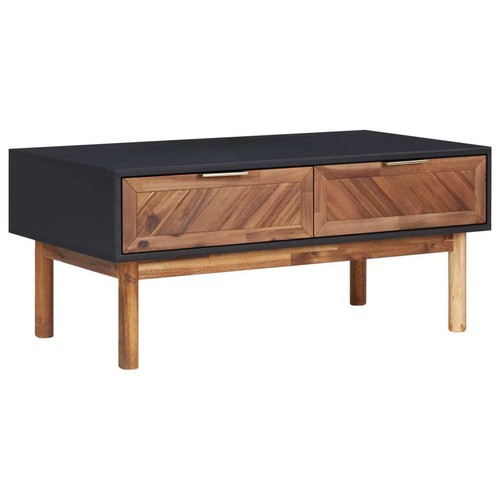 Solid acacia wood coffee table - wood,
