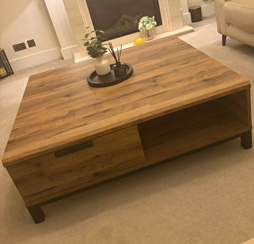 Rectangular wood coffee - rectangular,