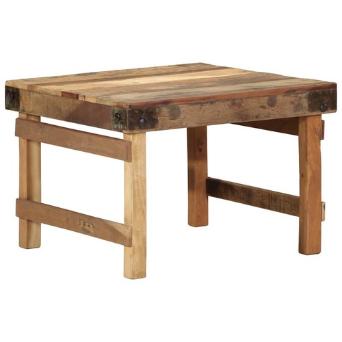 Solid reclaimed wood coffee - solid,