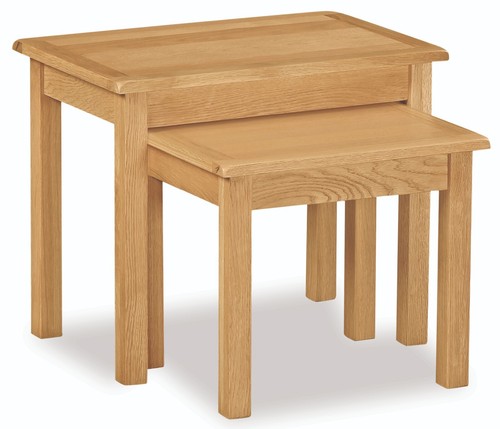 Lanner oak nest tables set - lanner,