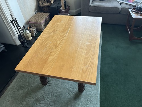 Coffee table large - table, rustic