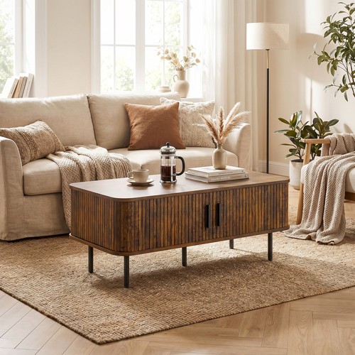 Coffee table with storage and - with,